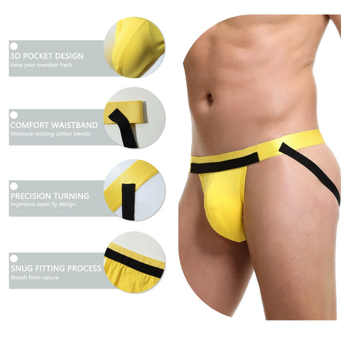 Panteazy Men's Ultra-Light Mesh Jockstrap – Breathable, Sexy & Supportive