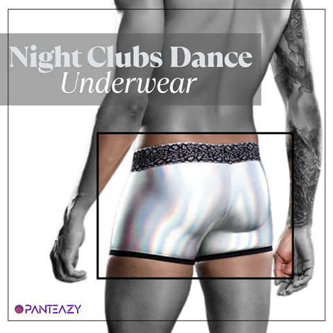 Panteazy's Shiny Brief Boxer for Men -Underwear For Night Clubs Dance Parties