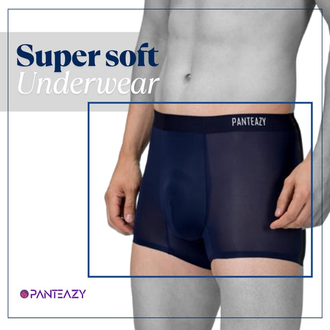Panteazy's Menswear Basic Solid super soft nylon underwear with Bonded details