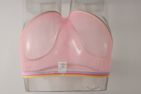Men's Frenchie Transparent Panty with Rainbow Trim & Sheer Mesh Pouch Detail