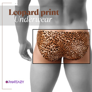 Panteazy's Men's Leopard print Frenchie Brief Underwear