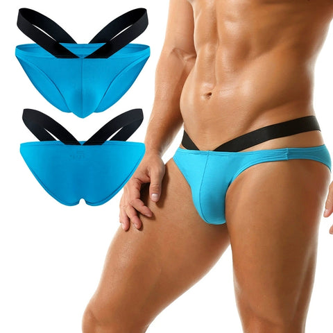 Panteazy V-Strap Frenchie – Bold Blue Edition