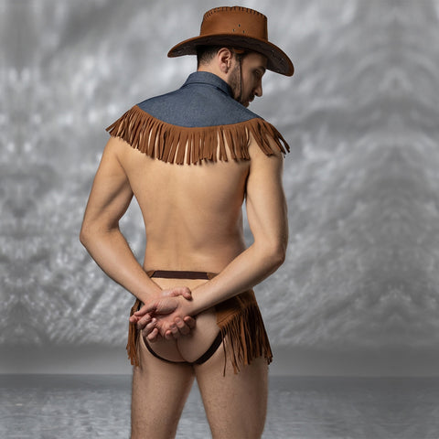 Cowboy Bodysuit Dress | Panteazy Western Fantasy Outfit