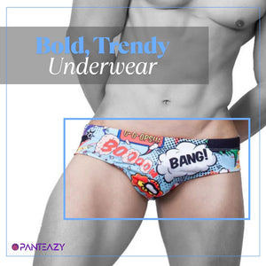 PANTEAZY Men's Printed Brief – Bold, Trendy & Ultra-Comfortable