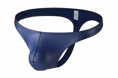 Panteazy's Men faux leather nightclub low waist Frenchie brief (Copy)