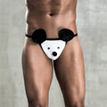 White Bunny Face Brief