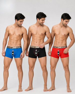 Everyday innerwear front design print brief boxer pack of 3