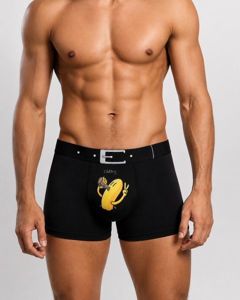 Men’s Modal Boxer Briefs | Printed Soft Stretch Underwear