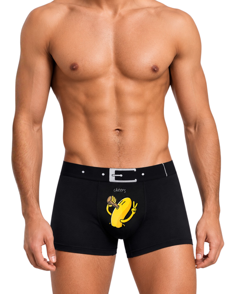 Men’s Modal Boxer Briefs | Printed Soft Stretch Underwear