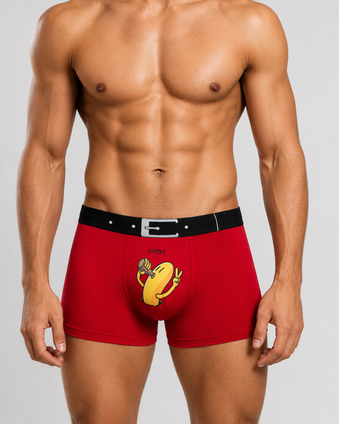 Men’s Modal Boxer Briefs | Printed Soft Stretch Underwear
