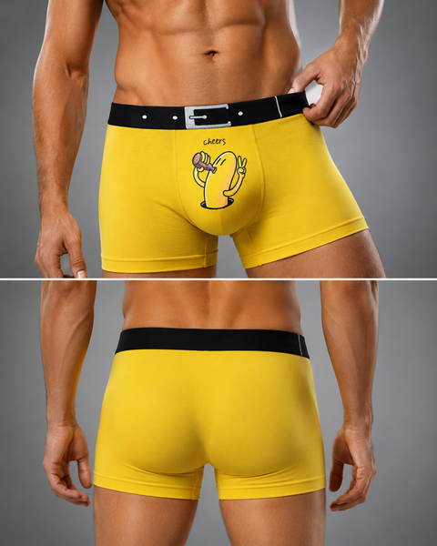 Men’s Modal Boxer Briefs | Printed Soft Stretch Underwear
