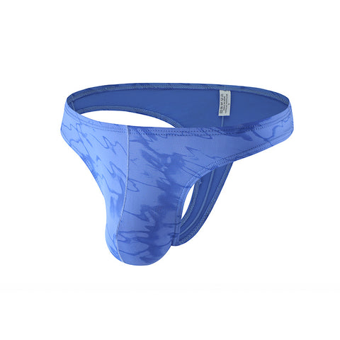 PANTEAZY Men's Thong Underwear Soft Stretch Printed G-String Brief