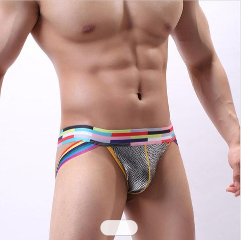 Panteazy's Men's Shiny Crotch Fashion Jockstrap Underwear Gift Undergarments
