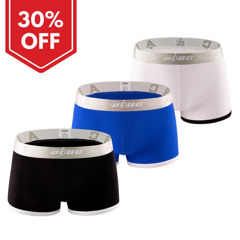 Combo of 3 - Panteazy's Chino Short Boxer with Contrast piping and waistband