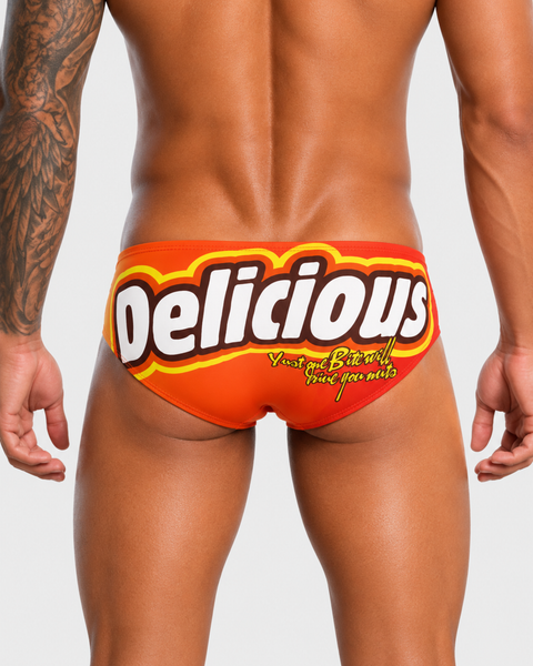 Panteazy's Men Back Design Printed Briefs Frenchie Underwear