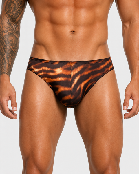 Panteazy's Men Back Design Printed Briefs Frenchie Underwear