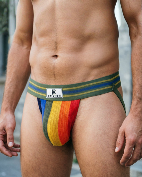 Men's Pride Edition Athletic Jockstrap – Supportive & Comfortable Fit