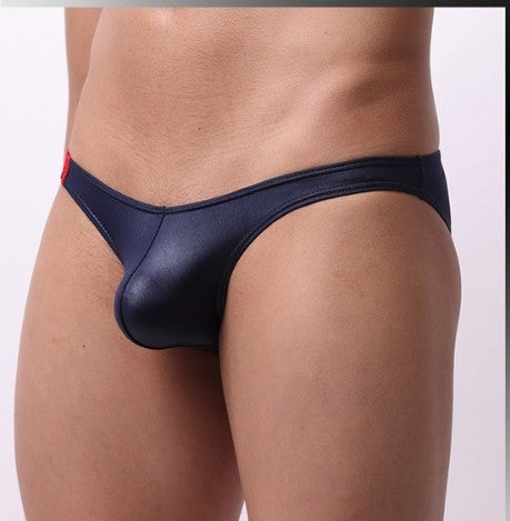 Panteazy's Men faux leather nightclub low waist Frenchie brief (Copy)