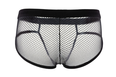 Panteazy's Men's See through Mesh Frenchie Brief Underwear