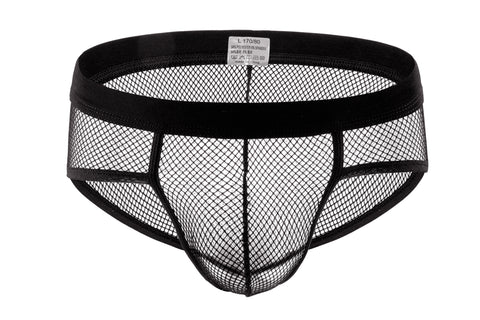 Panteazy's Men's See through Mesh Frenchie Brief Underwear