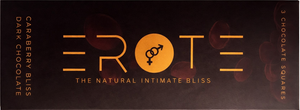 EROTE Cranberry Bliss Premium Dark Chocolate Perfect for Couples and Special Moments