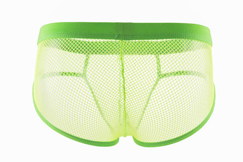 Panteazy's Men's See through Mesh Frenchie Brief Underwear