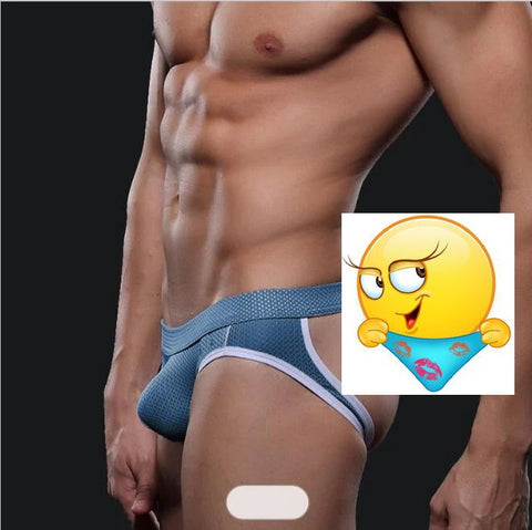 Panteazy's Men's Mesh Hole Breathable Jockstrap Underwear