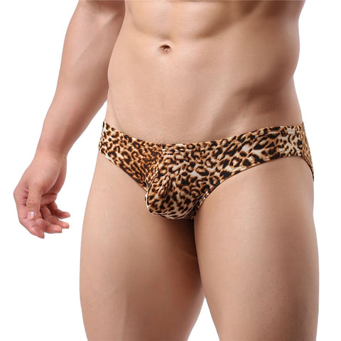 Panteazy's Men's Leopard print Frenchie new style Brief Underwear