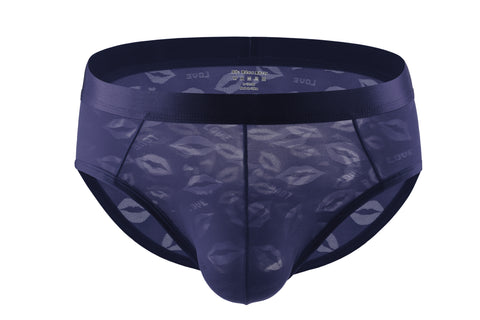 Pack of 3 ~ Panteazy's Menswear Self Lips Designed Nylon Spandex Stretch Fabric's Frenchie Brief- Dailywear, Soft & Comfortable