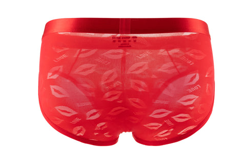 Pack of 3 ~ Panteazy's Menswear Self Lips Designed Nylon Spandex Stretch Fabric's Frenchie Brief- Dailywear, Soft & Comfortable