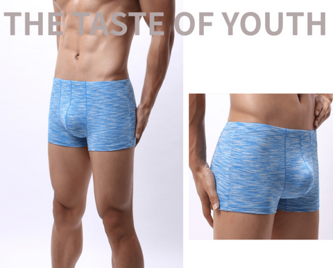 Panteazy's Stretch Comfortable Menswear Dailywear Brief Boxer Short - Soft Melange Look Menswear