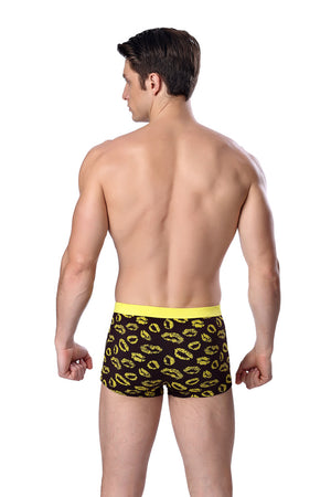 Panteazy Men's Lips Print Boxer Briefs | Soft Modal Stretch Underwear