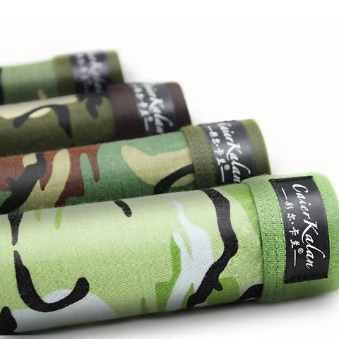Panteazy's Military Print Menswear Brief Boxer Shorts -Soft Modal Spandex Stretch Menswear Undergarment Underwear