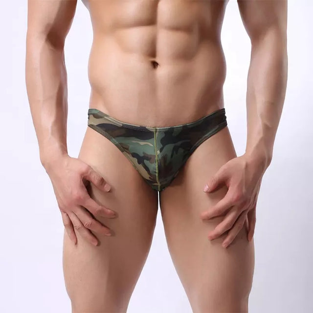Mens military print frenchie brief under 500